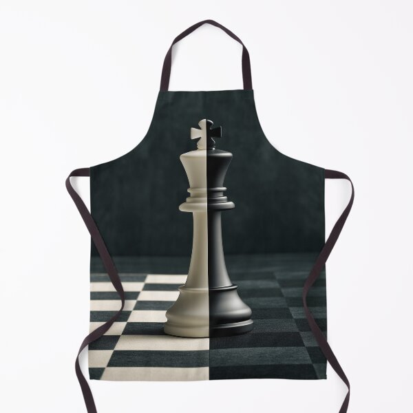 Item preview, Black and White Chess King – Chess Duel Strategy & Checkmate Design designed and sold by WordPlayStudio.