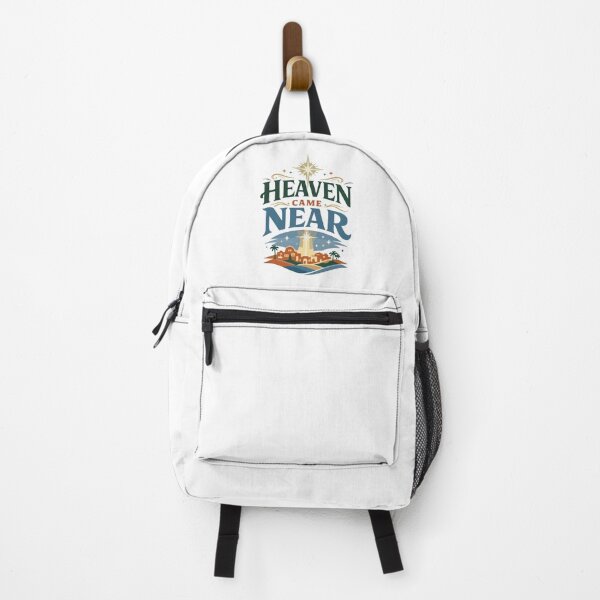Item preview, Heaven Came Near Christmas Typography designed and sold by stylishdzign.