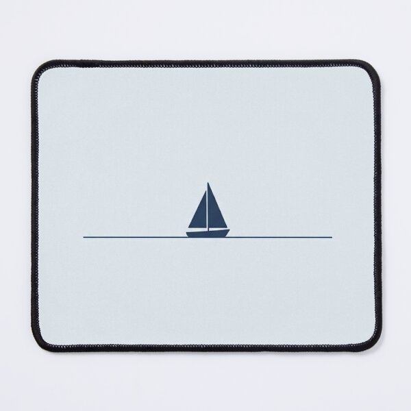 Item preview, Single Sailboat on Horizon | Minimalist Ocean Line Art designed and sold by Zaramodo.