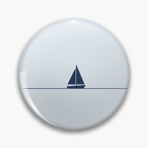 Item preview, Single Sailboat on Horizon | Minimalist Ocean Line Art designed and sold by Zaramodo.