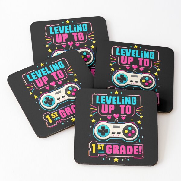 Item preview, Leveling Up To 1st Grade Funny Gamer Kids designed and sold by ScriptedMoments.
