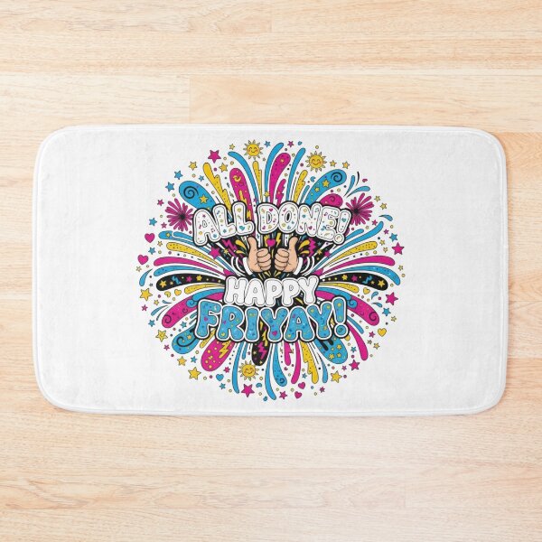 Item preview, All Done Happy Friyay 2 designed and sold by Positive&FunnyThings.