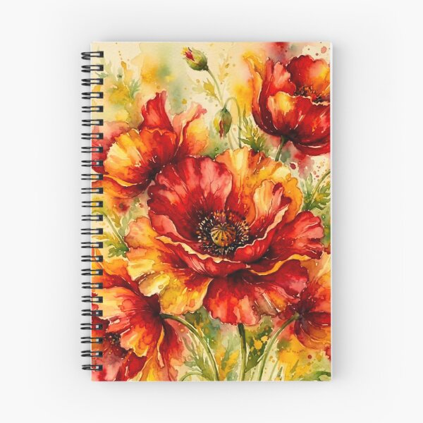 Item preview, Vintage Watercolor Red Dahlia  designed and sold by Vintage-Lady65.