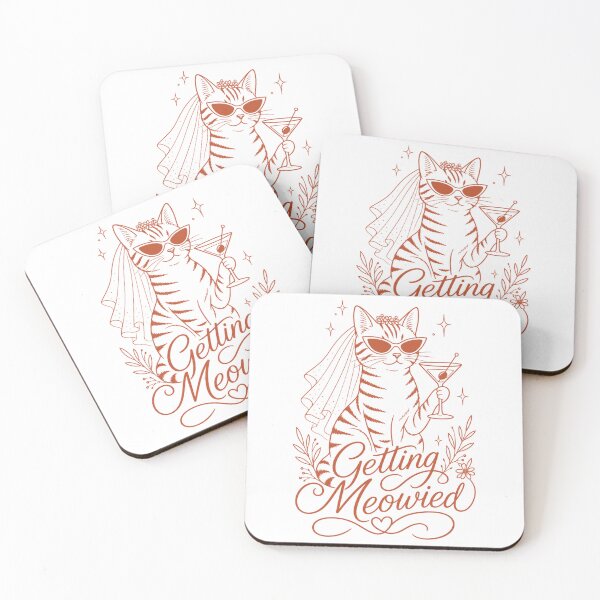 Item preview, Getting Meowied - Funny Cat Bride Wedding Bachelorette designed and sold by shirt-hard-top1.