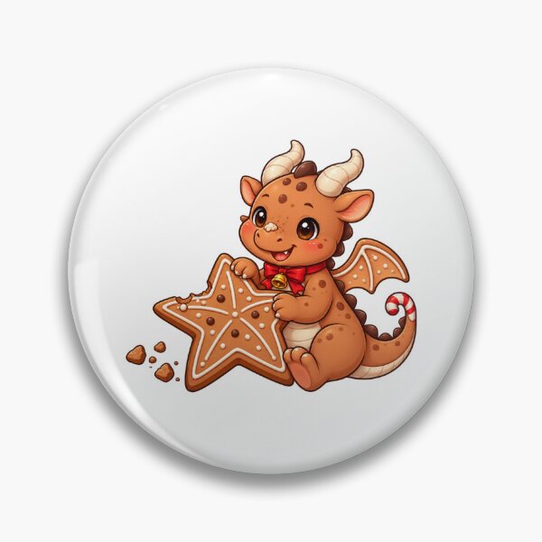 Item preview, Cute Gingerbread Dragon Christmas Star Cookie Holiday designed and sold by MrDev.