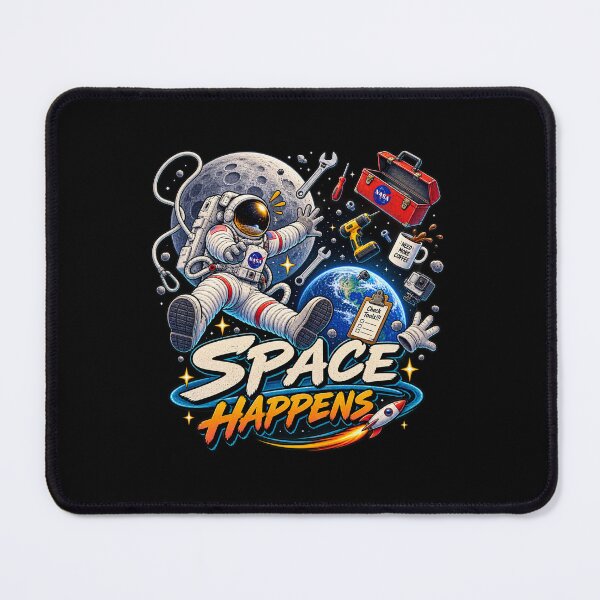 Item preview, Space Happens - Astronaut Chaos designed and sold by Side Quest Co..