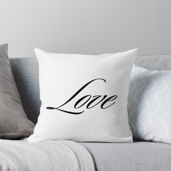 Item preview, Love Elegant Cursive Script Minimalist Typography designed and sold by LensDyn™.