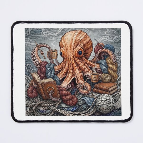 Item preview, Octopuses love books and coffee  designed and sold by Wardapotomus.