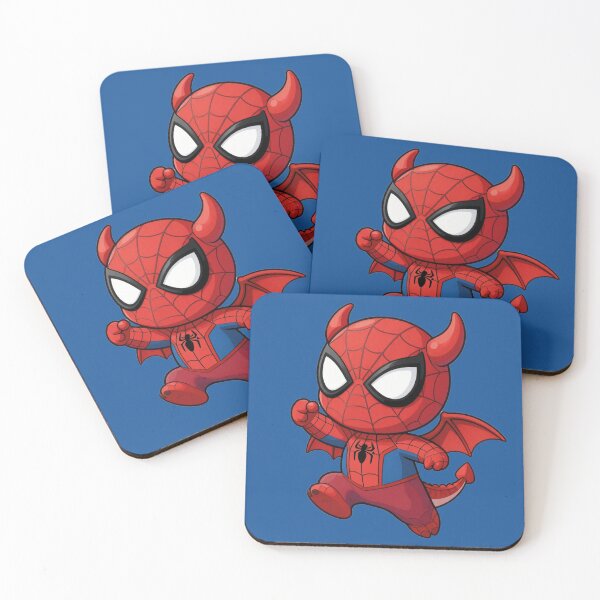 Item preview, Cute Chibi Red Dragon Spider Hero designed and sold by WildArtIT.