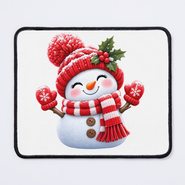 Item preview, Cute Cozy Winter Snowman designed and sold by TinyWeird.