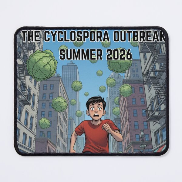 Item preview, I Survived The Cyclospora Outbreak 2026 Graphic Novel Style designed and sold by Greggaz.