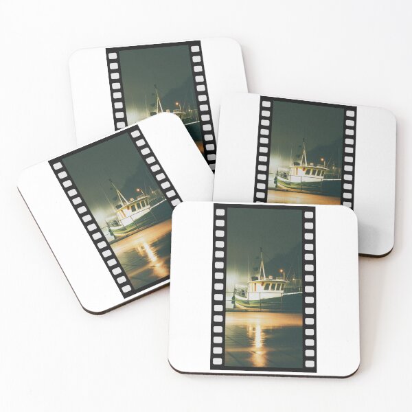 Item preview, Night Harbor Boat Cinematic Film designed and sold by fartiachaf.