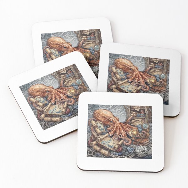 Item preview, Octopuses love to explore  designed and sold by Wardapotomus.