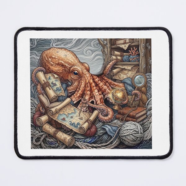 Item preview, Octopuses love to explore  designed and sold by Wardapotomus.