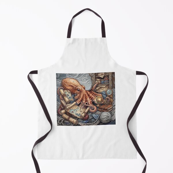 Item preview, Octopuses love to explore designed and sold by Wardapotomus.