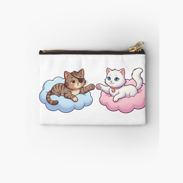 Item preview, Cloud Cats – Cute Friendship Cat Art designed and sold by 1smillaundfiete.