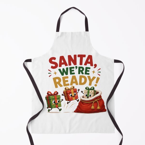 Item preview, Santa, We're Ready! | Cute Christmas Gifts designed and sold by MotylekAnia.