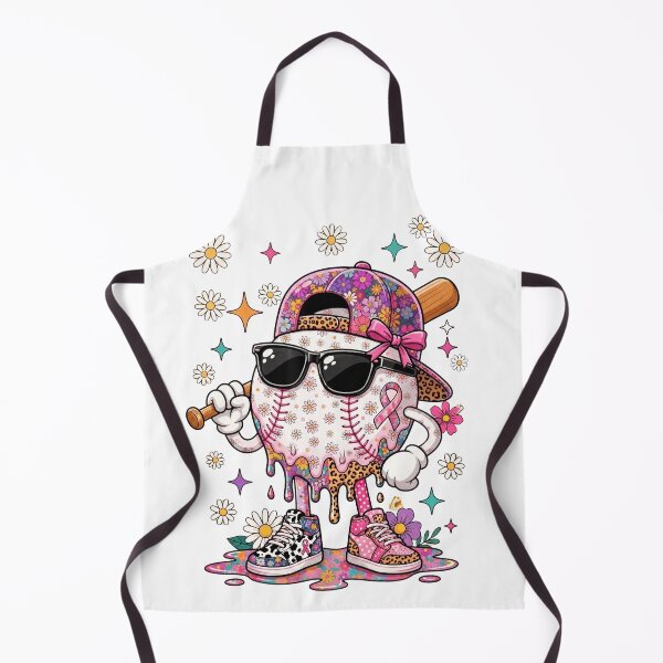 Item preview, Pink Ribbon Baseball Awareness Melting Design designed and sold by Solatee.