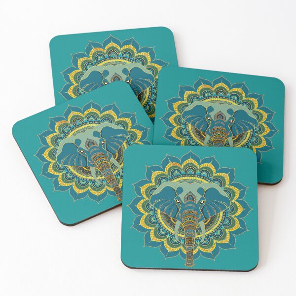 Item preview, Sacred Elephant Mandala Boho Design designed and sold by Paolo-Bandal.