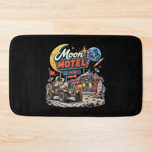 Item preview, Neon Moon Motel on the Lunar Highway designed and sold by Side Quest Co..