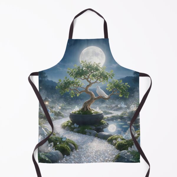 Item preview, June Pearl Zen Garden – Dove Moon Crystal Art designed and sold by Roanemermaid.