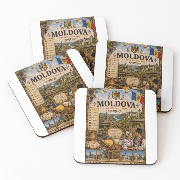 Item preview, Moldova Travel Poster | Chisinau Orheiul Vechi Wine Tradition & Folk Art designed and sold by alexcorporation.