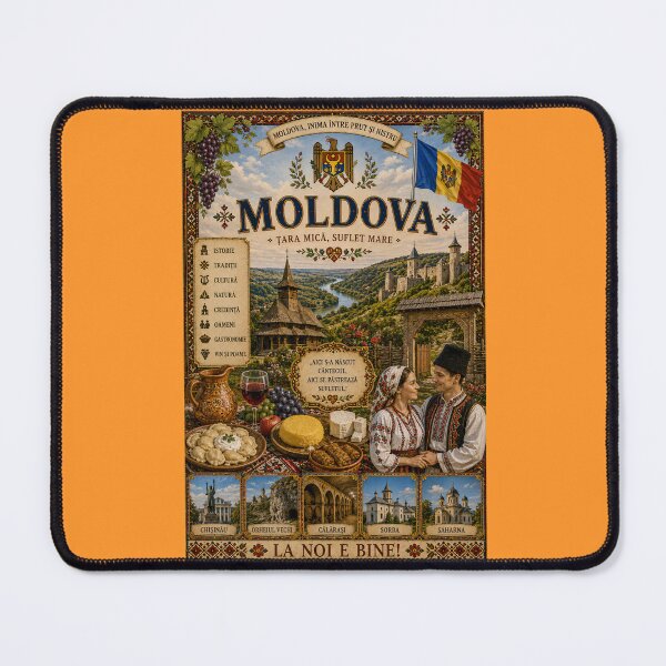 Item preview, Moldova Travel Poster | Chisinau Orheiul Vechi Wine Tradition & Folk Art designed and sold by alexcorporation.