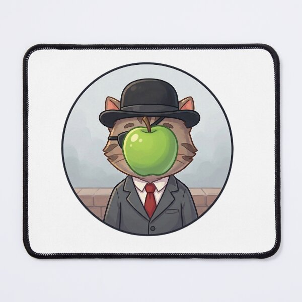 Item preview, Son of a Cat – Magritte Art Parody designed and sold by 1smillaundfiete.
