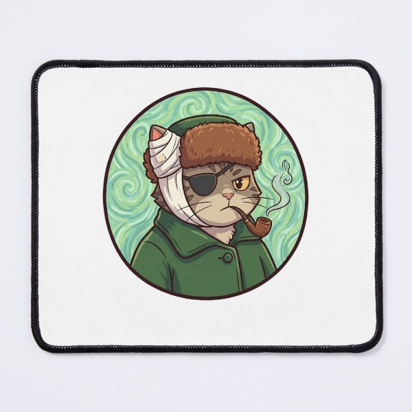 Item preview, Van Gogh Cat – Art Parody Portrait designed and sold by 1smillaundfiete.