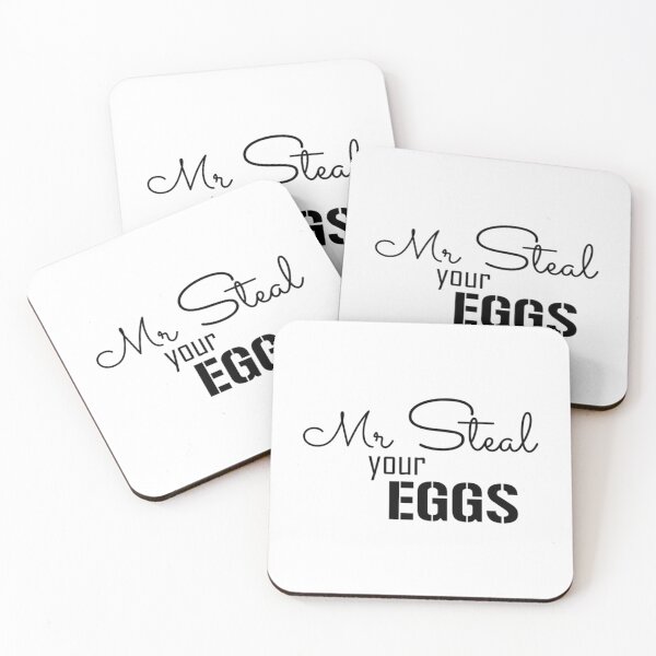 Item preview, Mr Steal Your Eggs Funny (Only Black Text) Short Sleeve designed and sold by haider-leiva.