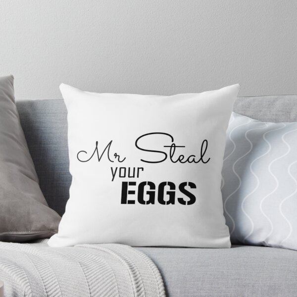 Item preview, Mr Steal Your Eggs Funny (Only Black Text) Short Sleeve designed and sold by haider-leiva.