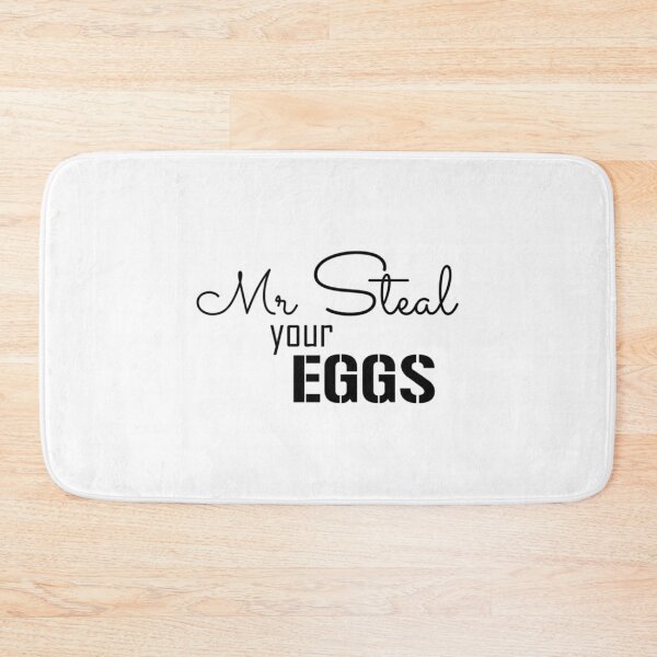 Item preview, Mr Steal Your Eggs Funny (Only Black Text) Short Sleeve designed and sold by haider-leiva.
