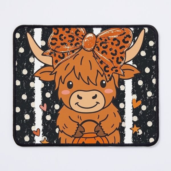 Item preview, Cute Highland Cow Halloween Pumpkin Design designed and sold by Solatee.