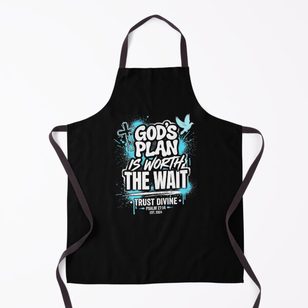 Item preview, Gods Plan is worth The Wait trust the divine pslams 27 designed and sold by Parallel Label .