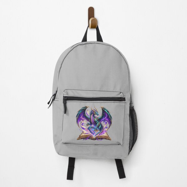 Item preview, Dragon Emerging From Book for Fantasy Readers designed and sold by POD DYNASTY | Original Print On Demand T-Shirt Graphics.