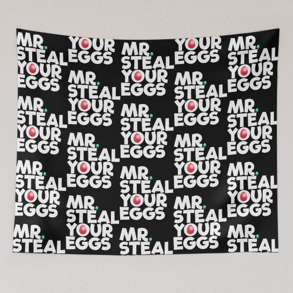 Item preview, Mr Steal Your Eggs Kids Easter Sunday Funny Boys Easter Gear designed and sold by haider-leiva.