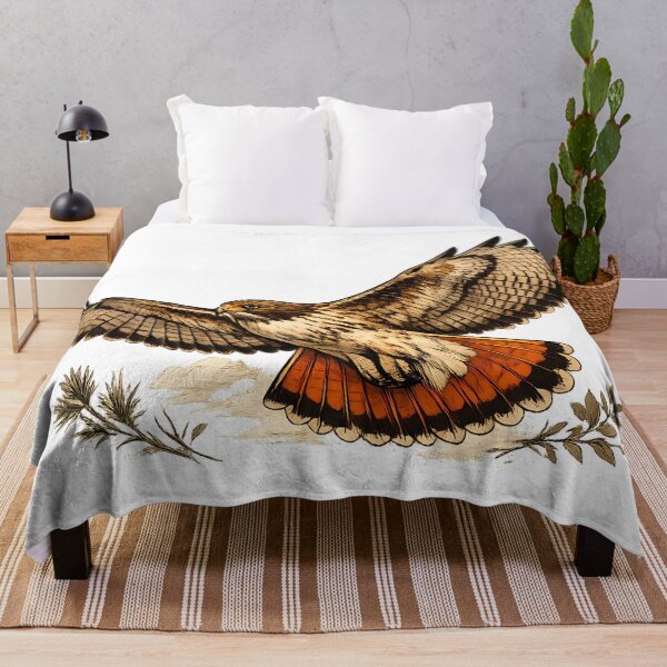 Item preview, Red-tailed hawk gliding. designed and sold by Daily Quirk.