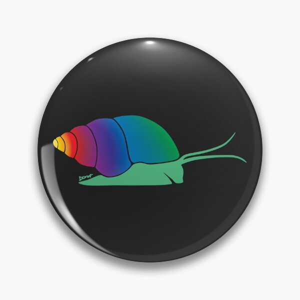 Item preview, Rainbow snail - green (Potamopyrgus antipodarum) designed and sold by DorotDesigns.