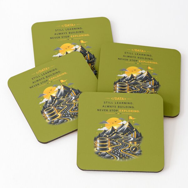 Item preview, Data Science Meets Mountain Trail Adventure designed and sold by Tobietales.