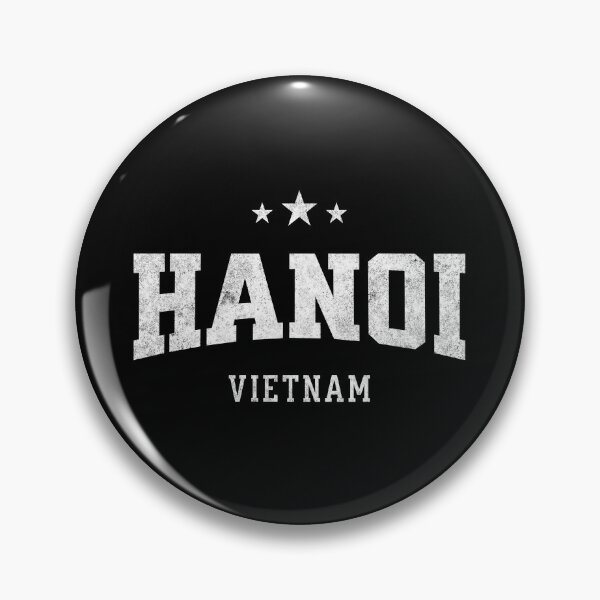 Item preview, Hanoi Vietnam Vintage Varsity Distressed Retro College Travel Design designed and sold by NiceTeeClub.