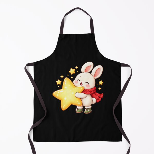 Item preview, Cute Christmas Bunny Holding Star Holiday Winter Kawaii designed and sold by MrDev.