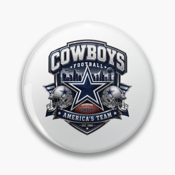 Item preview, Dallas Cowboys America Team Football City Crest designed and sold by BlasiseDS.