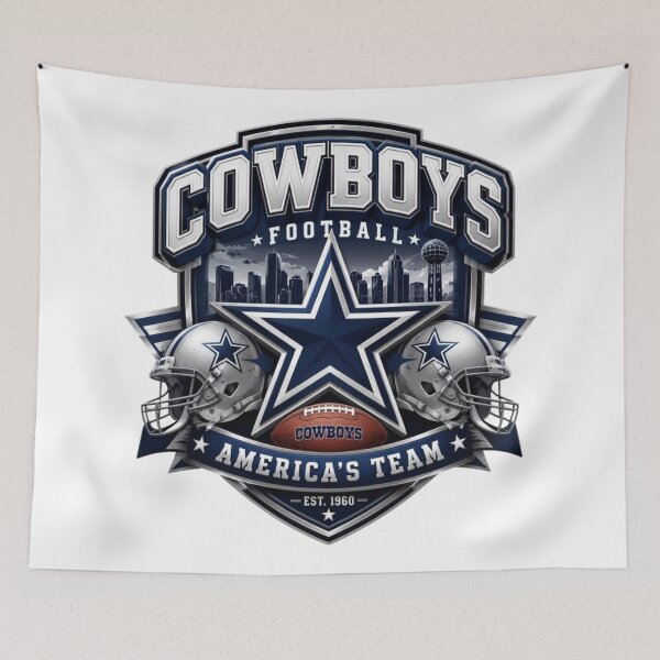 Item preview, Dallas Cowboys America Team Football City Crest designed and sold by BlasiseDS.