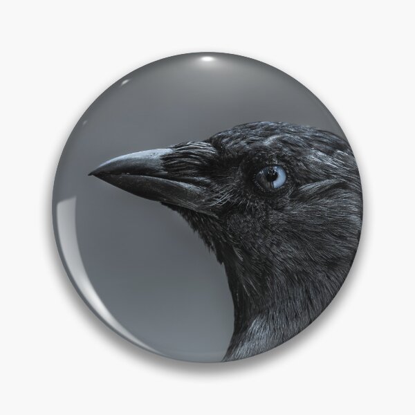 Item preview, Black raven portrait dark gothic bird designed and sold by Mutezone.