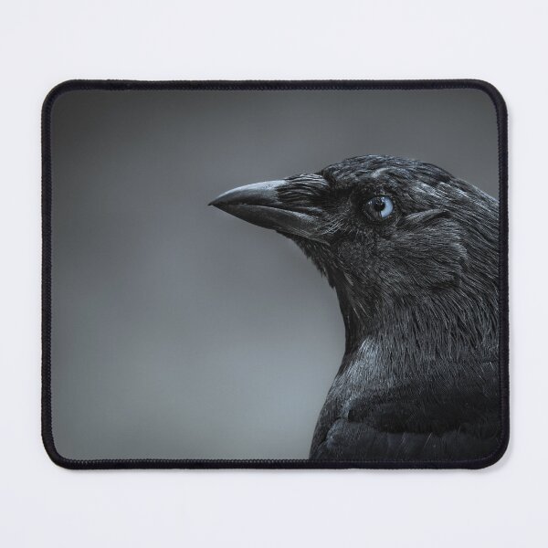 Item preview, Black raven portrait dark gothic bird designed and sold by Mutezone.