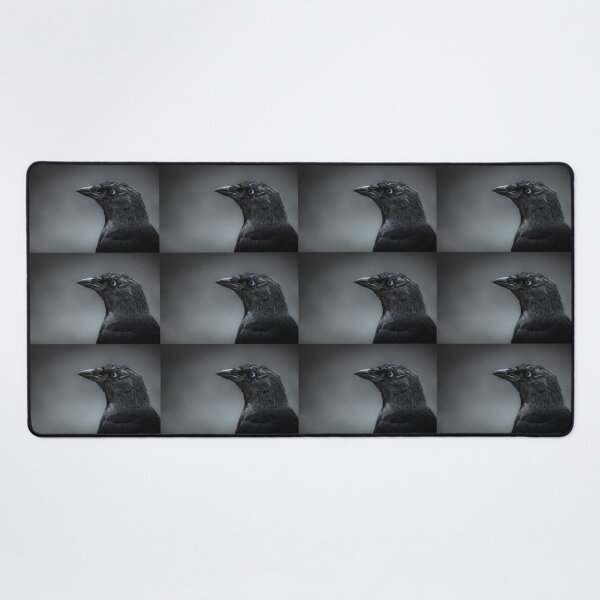 Item preview, Black raven portrait dark gothic bird designed and sold by Mutezone.