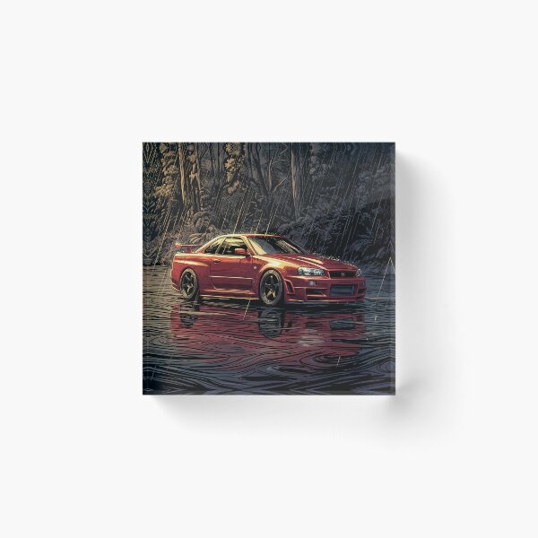 Item preview, Nissan Skyline GTR R34 Red Blood designed and sold by Racing Art Store.