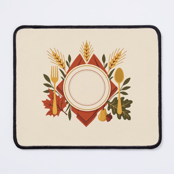 Item preview, Thanksgiving Table Setting – Autumn Harvest Dinner Design designed and sold by astersgraphics.
