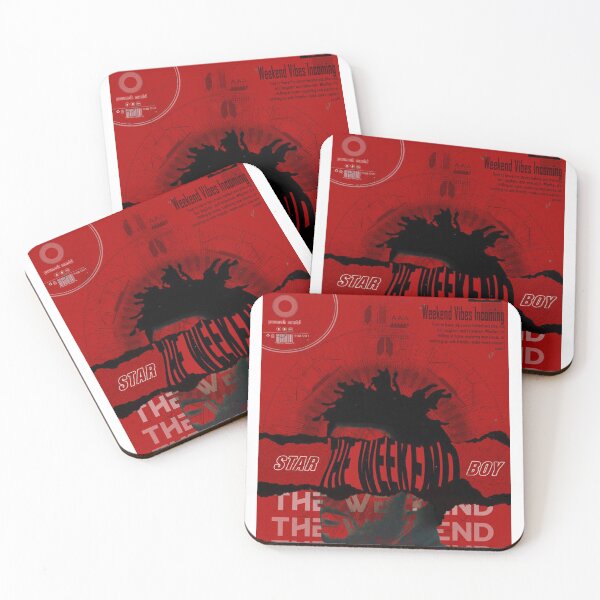 Item preview, The Weeknd red Poster designed and sold by Twelvecloth.
