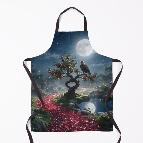 Item preview, July Ruby Zen Garden – Eagle Moon Crystal Art designed and sold by Roanemermaid.